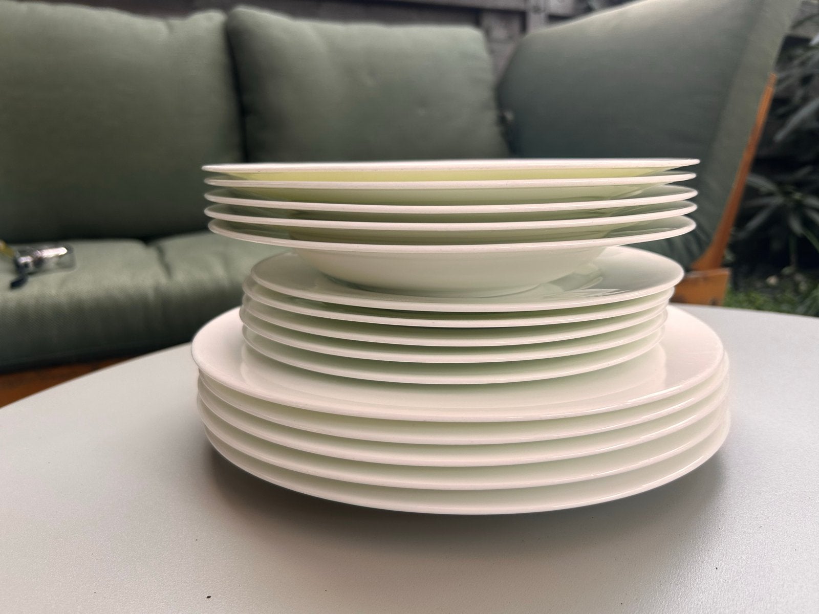 Dibbern Fine Bone China Servies - 5 diner, 5 ontbijt, 5 soep, Huis en Inrichting, Ophalen, Overige merken, Zo goed als nieuw, Modern