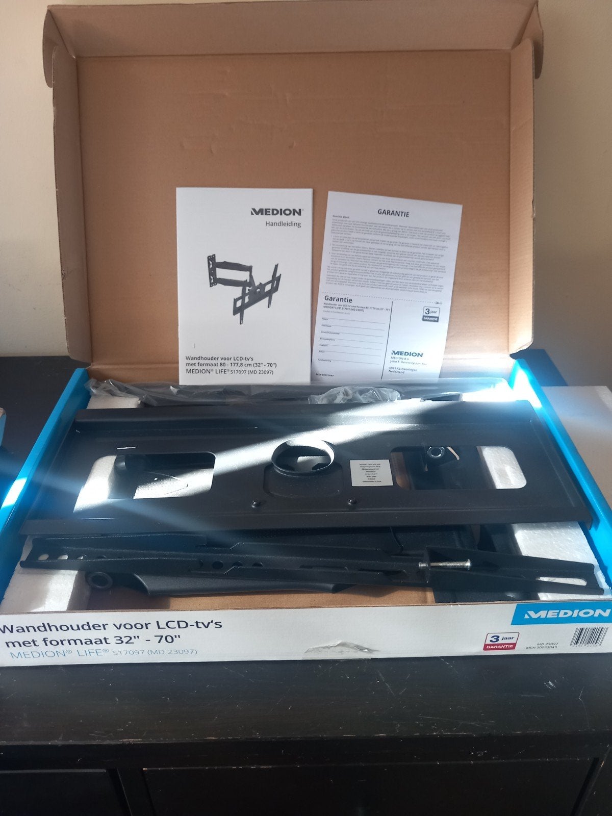Medion TV-wandhouder voor 32"-70" LCD-tv's, Ophalen of Verzenden, Nieuw