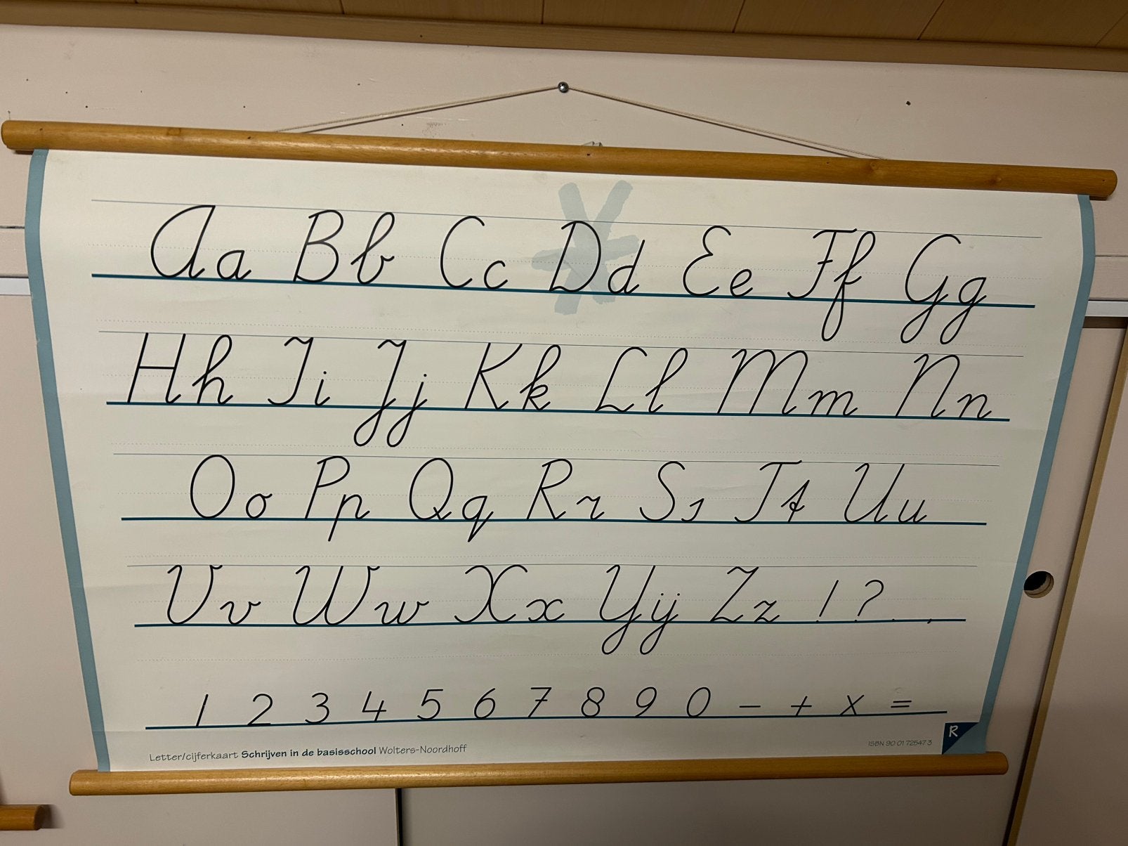2 schrijfkaarten voor Rechts- en linkshandig handschrift, Ophalen of Verzenden, Overige thema's
