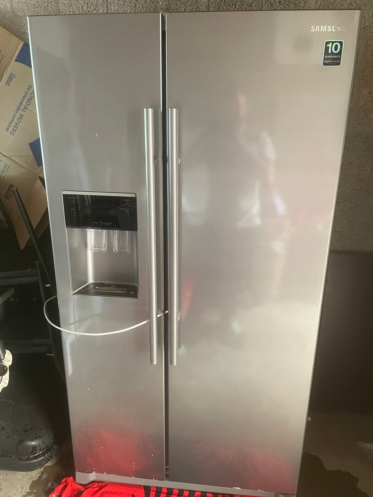 Samsung Side-by-Side Koelkast RSA1UHMG1 met IJsdispenser, Witgoed en Apparatuur, Koelkasten en IJskasten, Ophalen, Gebruikt, 200 liter of meer