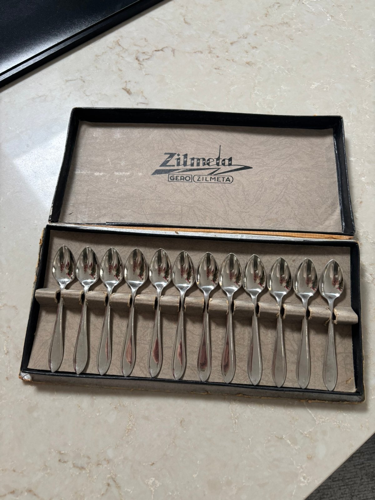 Gero zilmeta - mokka lepeltjes - 12 stuks - 9 cm, Verzenden