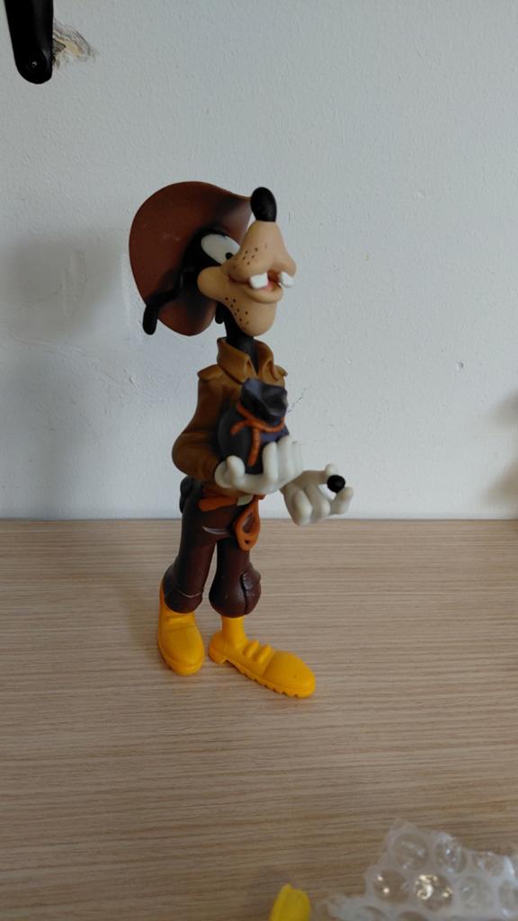 Goofy Ranger disney beeld, Ophalen of Verzenden, Goofy of Pluto, Zo goed als nieuw, Beeldje of Figuurtje