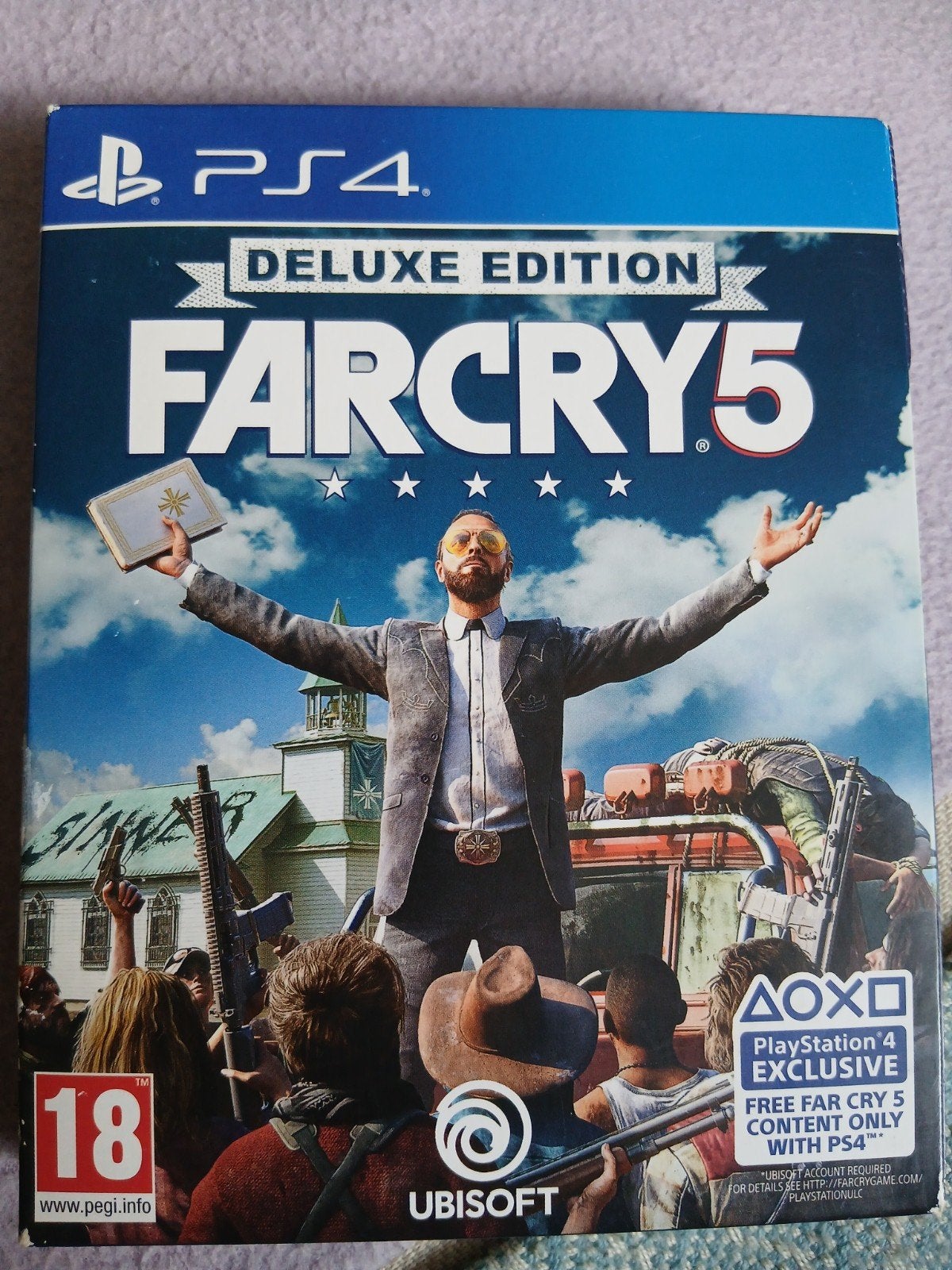 Far Cry 5 Deluxe Edition PS4 - Actie/Avontuur Game, Avontuur en Actie, Online, Vanaf 18 jaar, 1 speler