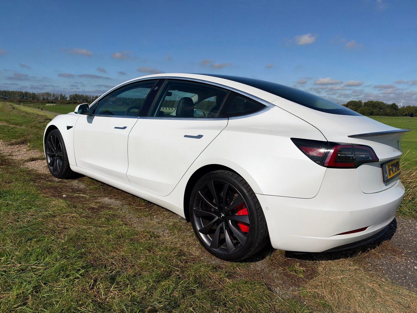 Foto 3 van Tesla Model 3 2020 Wit Performance BTW auto