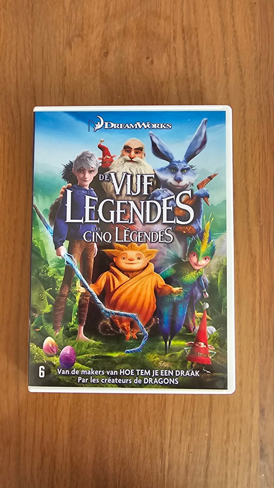 De Vijf Legendes - DreamWorks DVD, Avontuur, Gebruikt, Ophalen of Verzenden, Vanaf 6 jaar