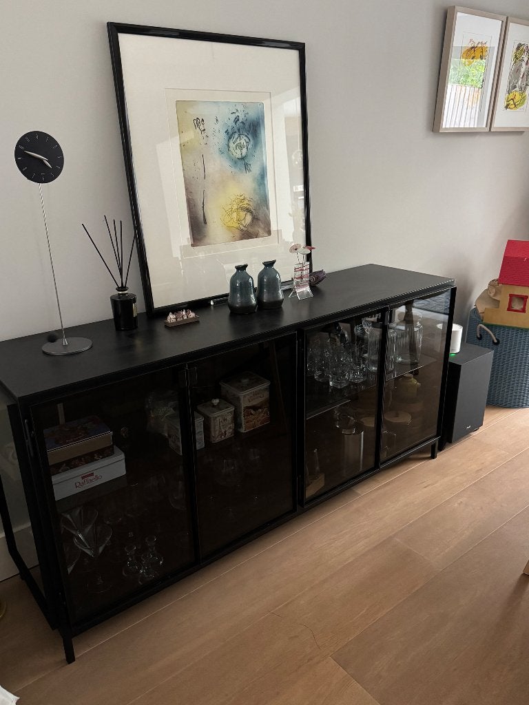 Ethnicraft dressoir, Ophalen, Met deur(en), 150 tot 200 cm, Zo goed als nieuw