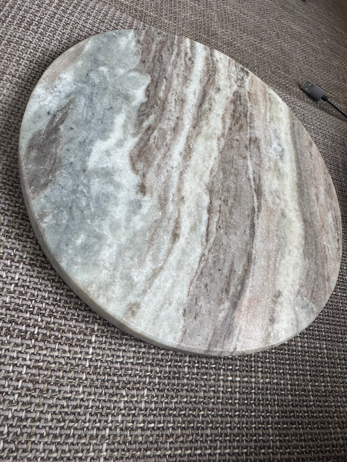 marmer plateau, Ophalen of Verzenden, Zo goed als nieuw, Glas of Kopje