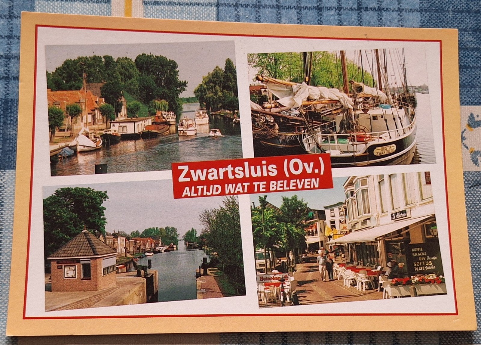 Zwartsluis (Ov.) - Altijd wat te beleven - Ansichtkaart, Verzamelen, Ophalen of Verzenden, Ongelopen, Overijssel