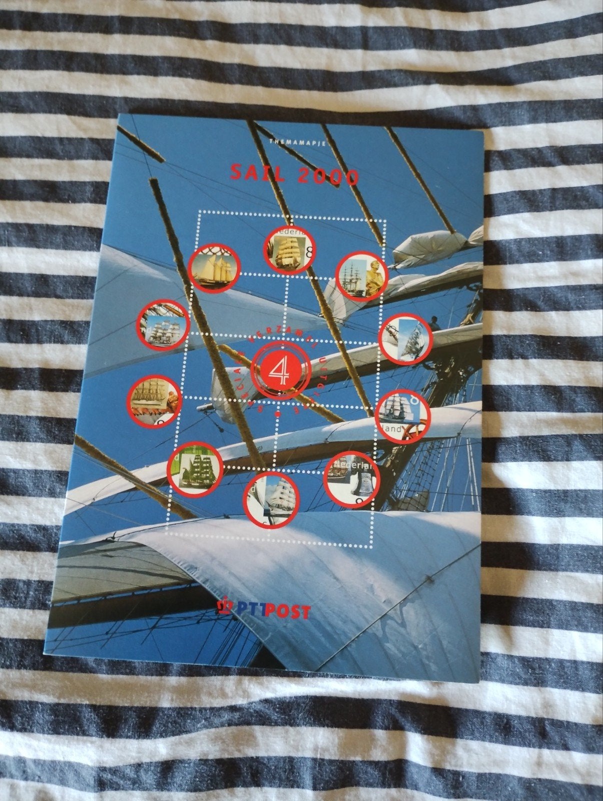 Themamapje SAIL 2000.PTTPOST., Ophalen of Verzenden