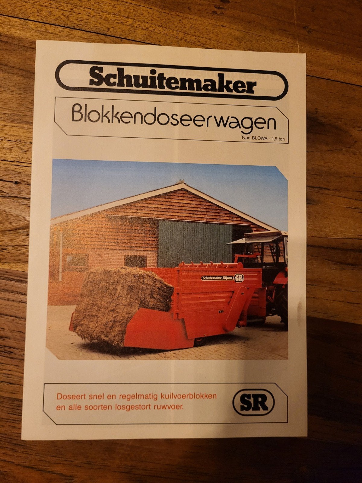 tractor folder Schuitemaker Blokkendoseerwagen, Ophalen of Verzenden