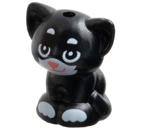 lego poes, baby kitten zwart (1), Ophalen of Verzenden, Nieuw, Accessoire, Lego