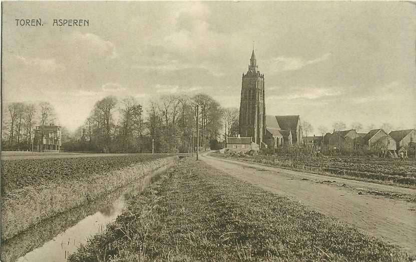 380-721-033 Asperen Toren, Verzamelen, Verzenden, Voor 1920, Gelderland