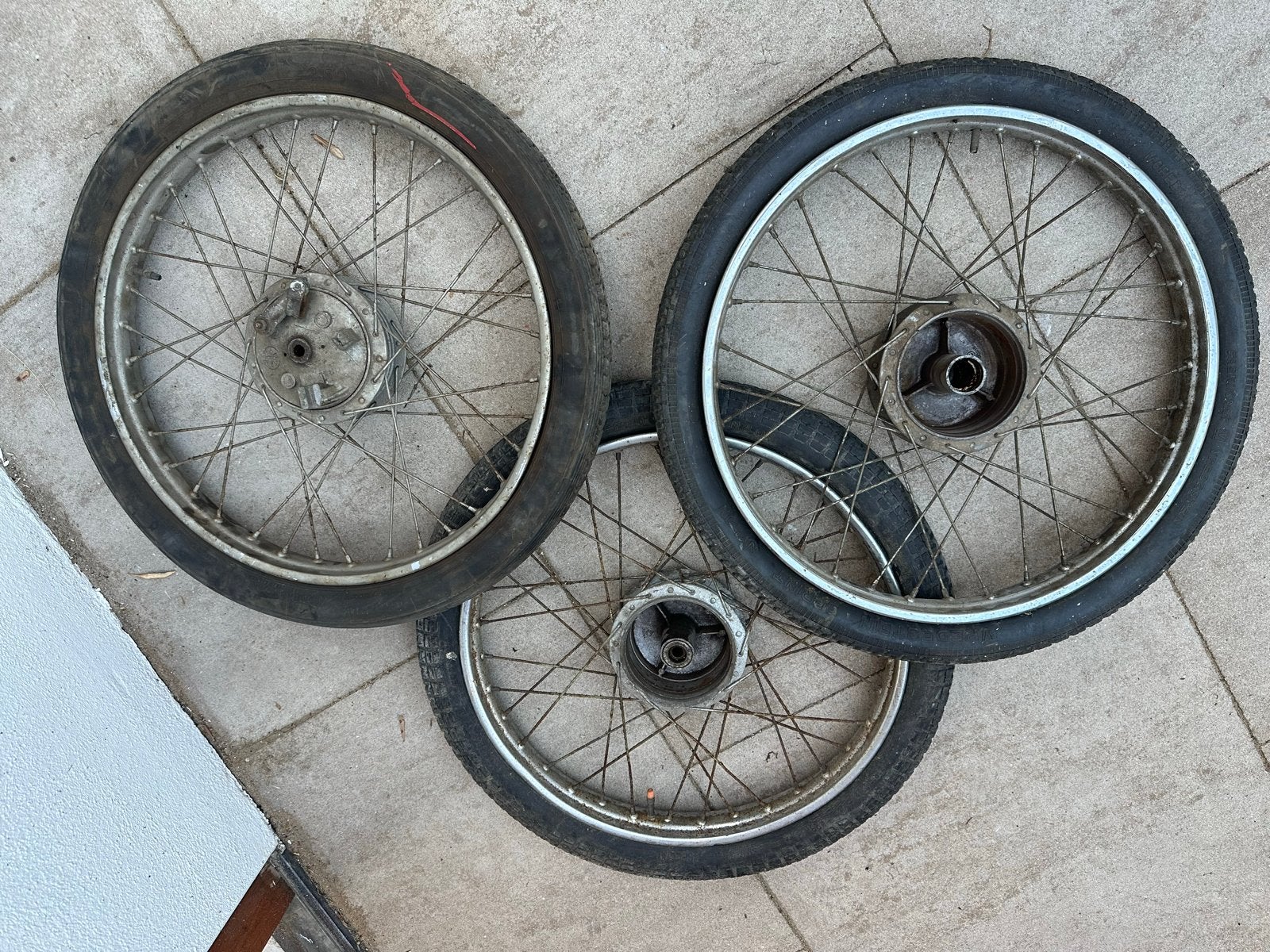 Drietal Kreidler spaakvelgen 19”, Ophalen of Verzenden, Gebruikt, Overige typen
