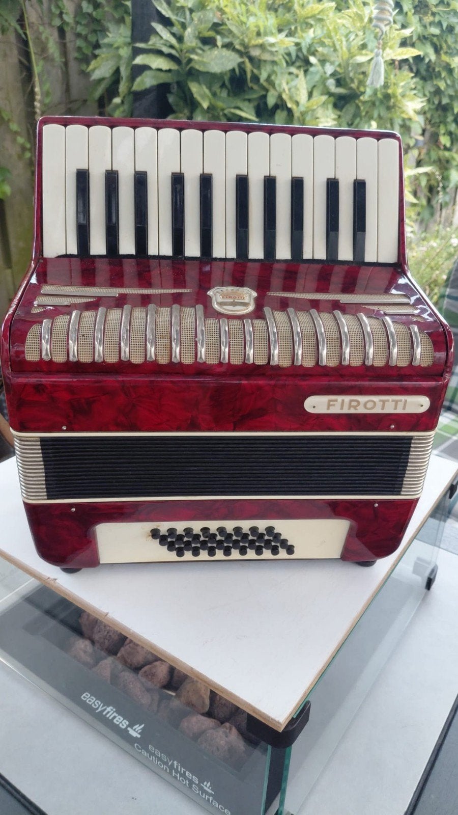 Beginners accordeon merk Firotti 32 bas, Ophalen, Gebruikt, 32-bas, Overige merken