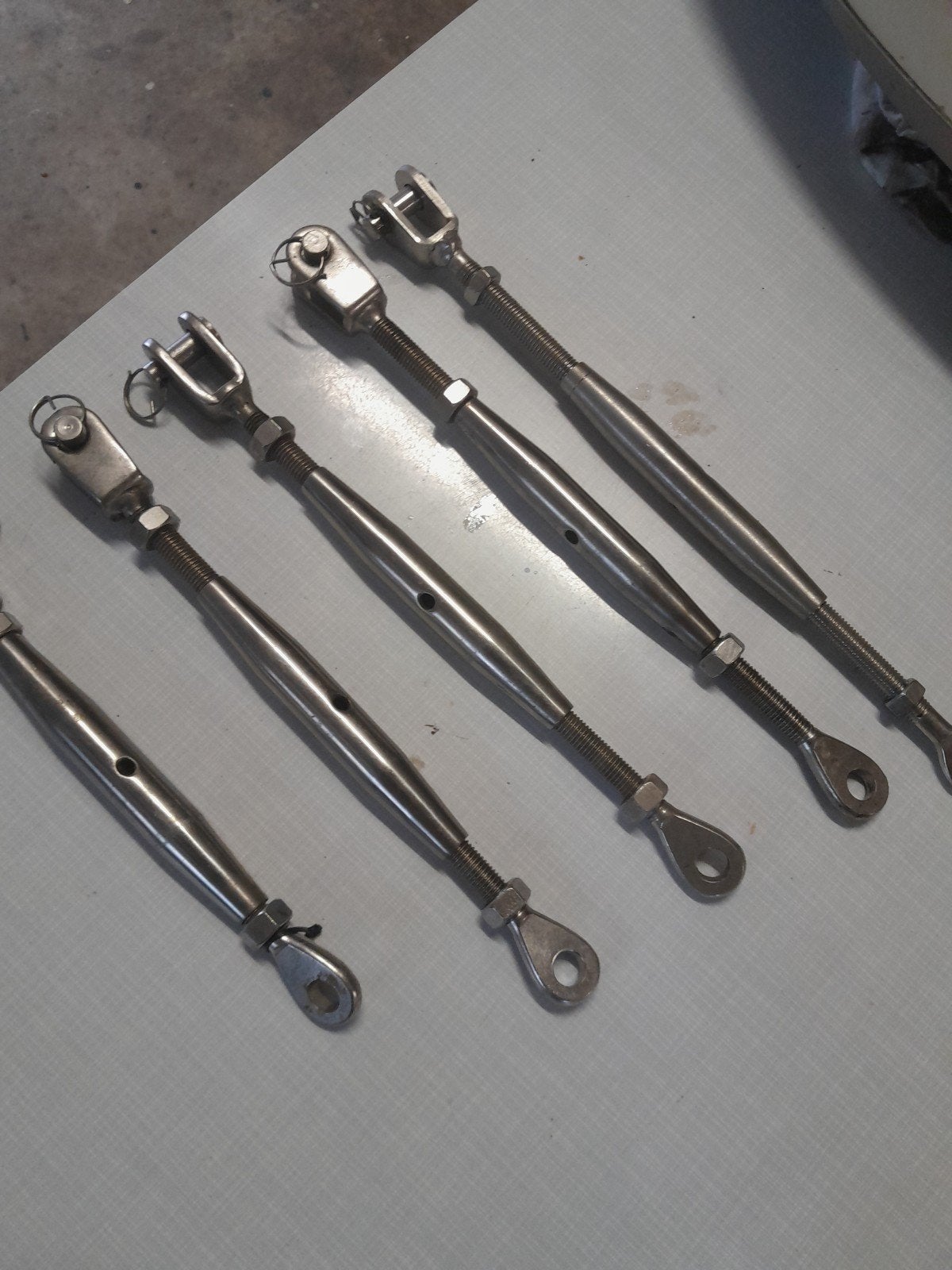 RVS Spanners (5 stuks) voor boot of andere toepassingen, Ophalen of Verzenden, Gebruikt, Overige typen