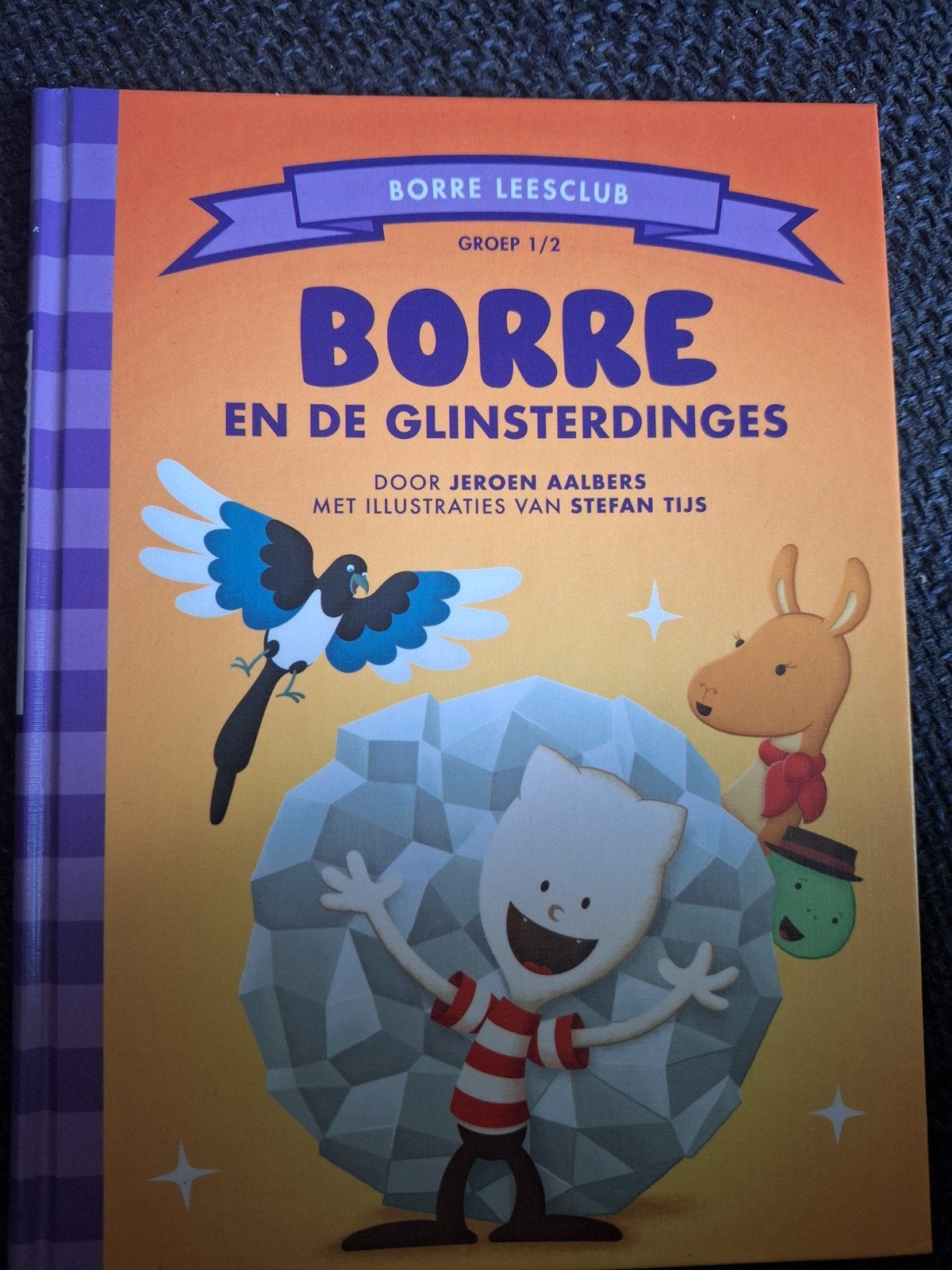 Borre en de Glinsterdinges - Borre Leesclub Groep 1/2, Ophalen, Zo goed als nieuw, Jeroen Aalbers, Fictie algemeen