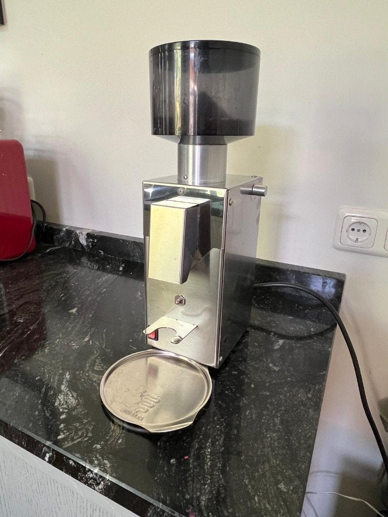 Bezzera Koffiemolen | RVS | Traploos instelbaar, Gebruikt, Espresso apparaat, 1 kopje, Koffiebonen