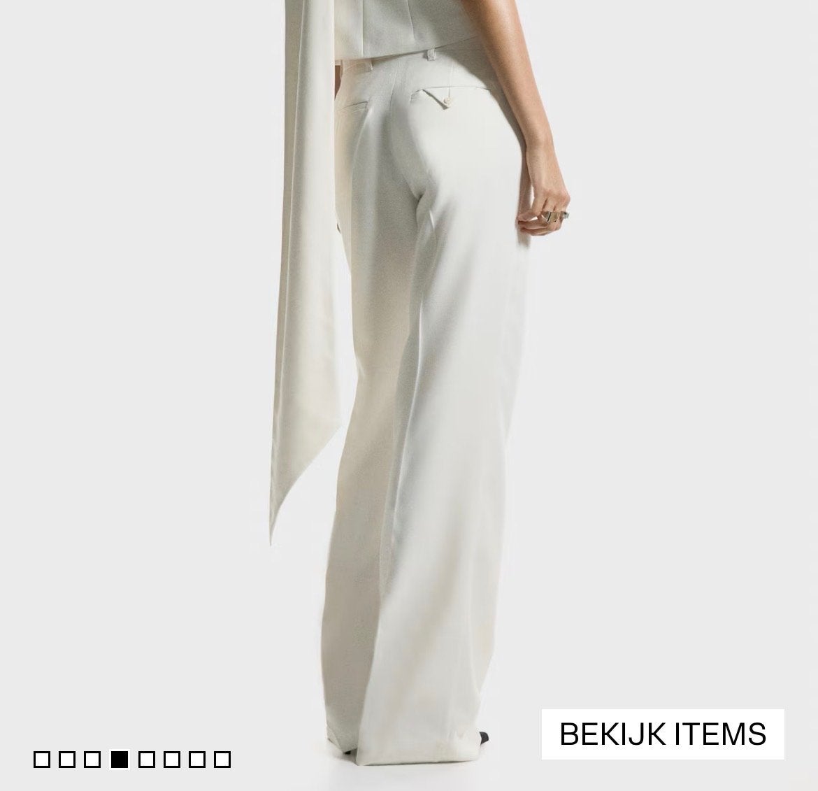 Nieuwe Witte Bootcut Pantalon Maat 44 H&M, Kleding | Dames, Broeken en Pantalons, Wit, Maat 42/44 (L), Nieuw, Ophalen of Verzenden