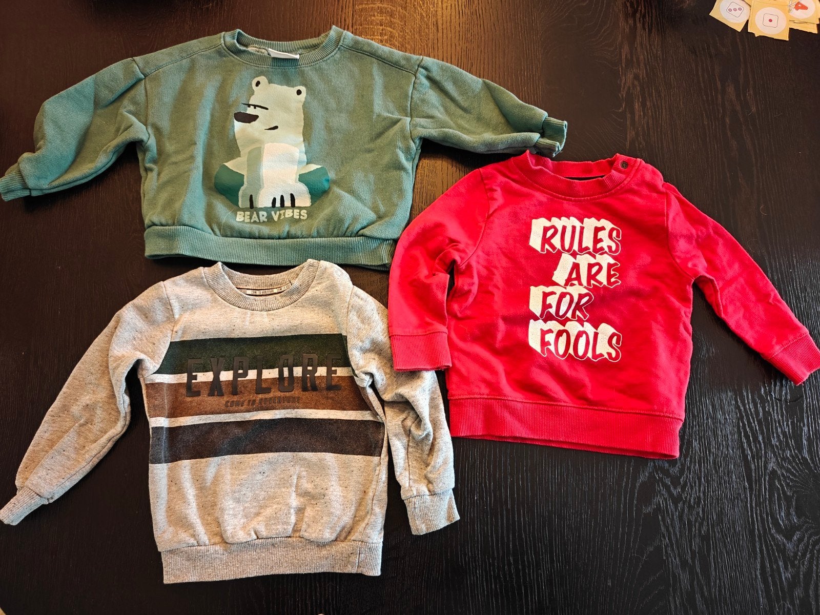Set van 3 truien voor baby jongens - Dirkje, Zara, Noppies, Gebruikt, Truitje of Vestje, Ophalen of Verzenden, Jongetje