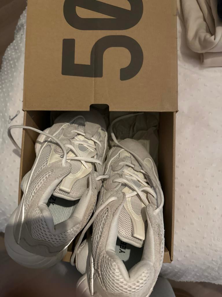 Adidas Yeezy 500 Bone White Sneakers, Ophalen of Verzenden, Nieuw, Wit, Sneakers of Gympen