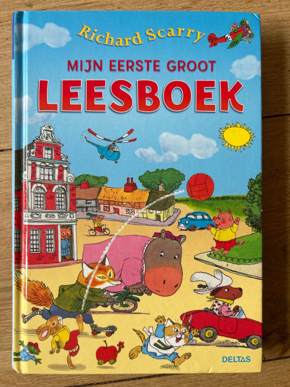 Richard Scarry's Mijn Eerste Grote Leesboek, Boeken, Kinderboeken | Jeugd | onder 10 jaar, Ophalen of Verzenden, Zo goed als nieuw