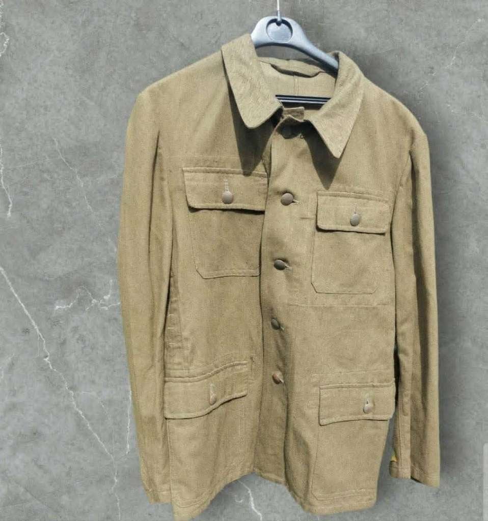 Duitse WO2 M43 Drillich Feldbluse Wehrmacht/Todt, Verzamelen, Militaria | Tweede Wereldoorlog, Ophalen of Verzenden, Landmacht