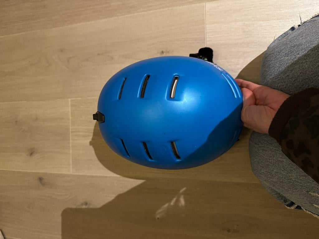 Blauwe skihelm van Shred, Ophalen of Verzenden, Gedragen, Maat 38/40 (M), Overige typen