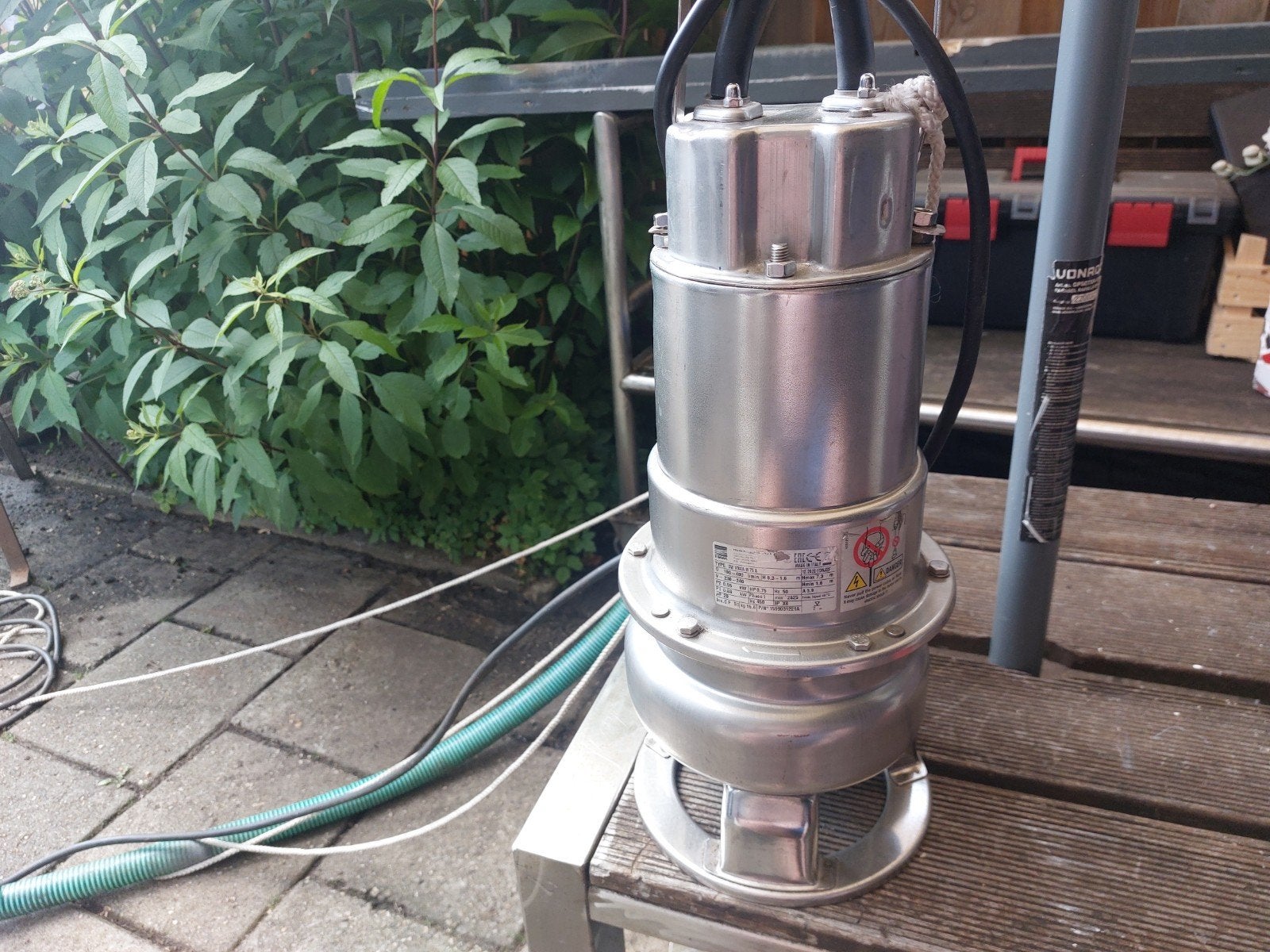 Ebara Domo VX V024 M 75 A Dompelpomp RVS, Ophalen of Verzenden