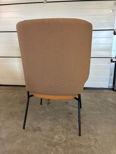 Geel oranje vintage fauteuil 3 stuks, Huis en Inrichting, Fauteuils, Ophalen, Gebruikt, -, -