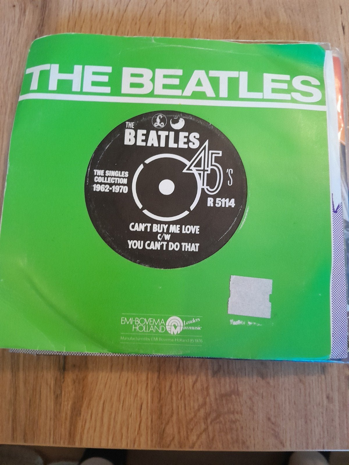 the beatles 7inch can,t buy me love, Ophalen of Verzenden, Zo goed als nieuw, Pop