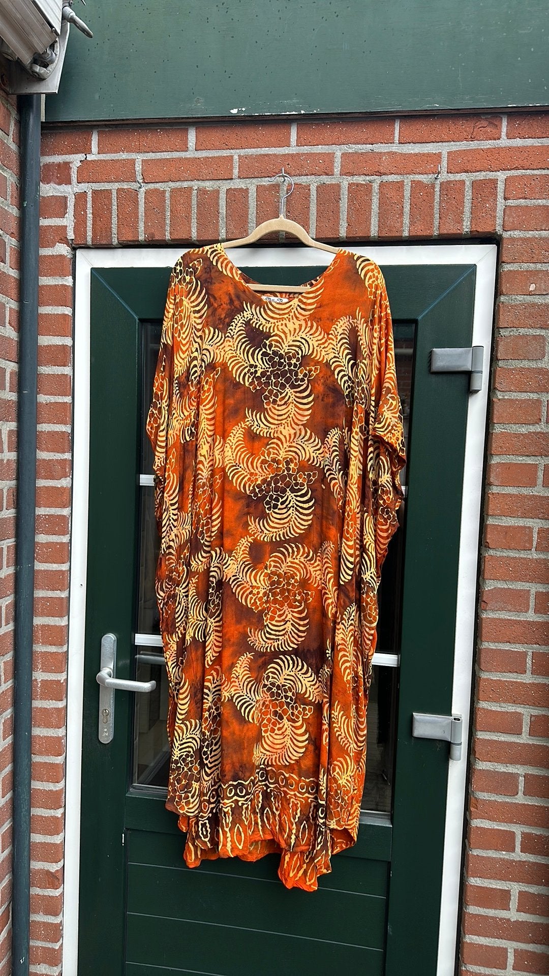 Billy B jurk one size, Kleding | Dames, Ophalen of Verzenden, Zo goed als nieuw, Bruin, Jurk