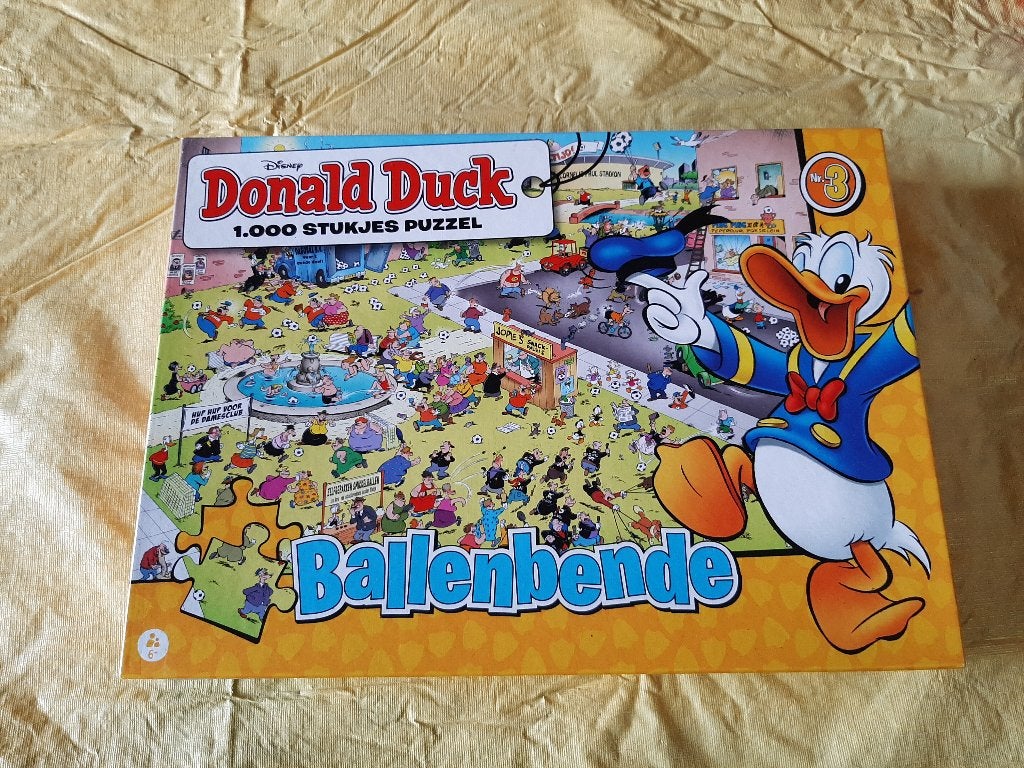 Donald Duck puzzel, Ophalen, Meer dan 50 stukjes, Zo goed als nieuw, 6 jaar of ouder