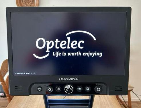 Opvouwbare beeldschermloep voor slechtzienden (Optelec), Ophalen of Verzenden, Zo goed als nieuw