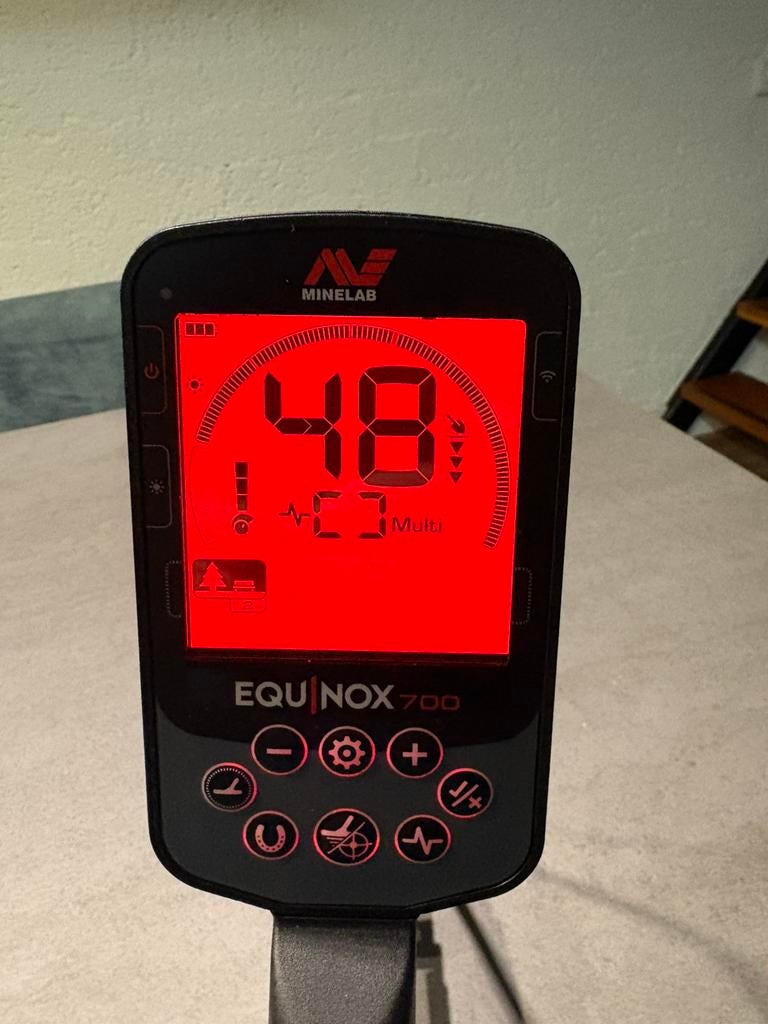Minelab equinox 700 metaaldetector, Ophalen, Zo goed als nieuw, Minelab