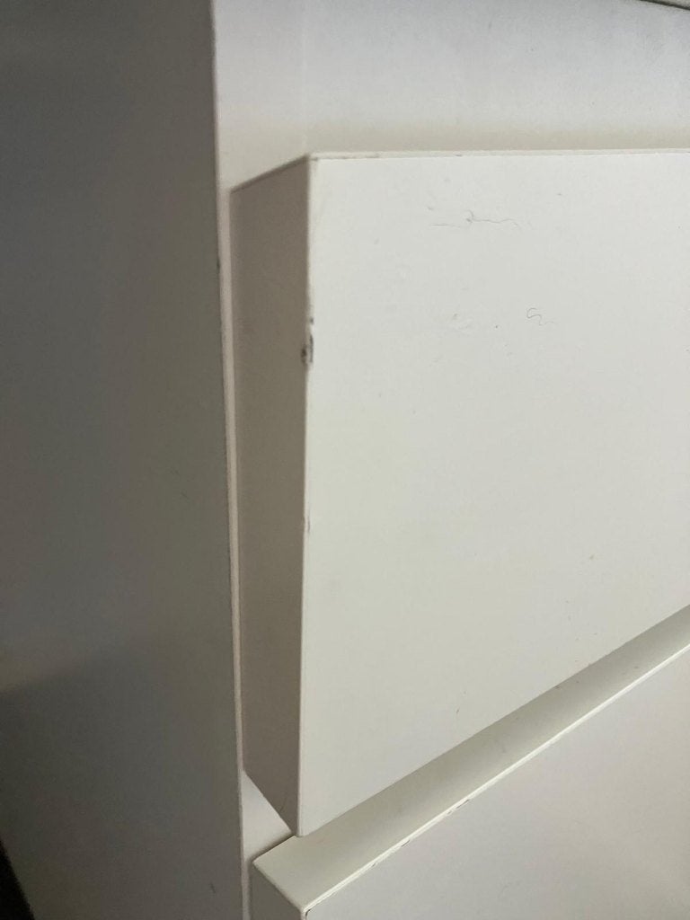Ikea Malm-bureau wit, Ophalen, Gebruikt, Scandinavisch, 65 cm