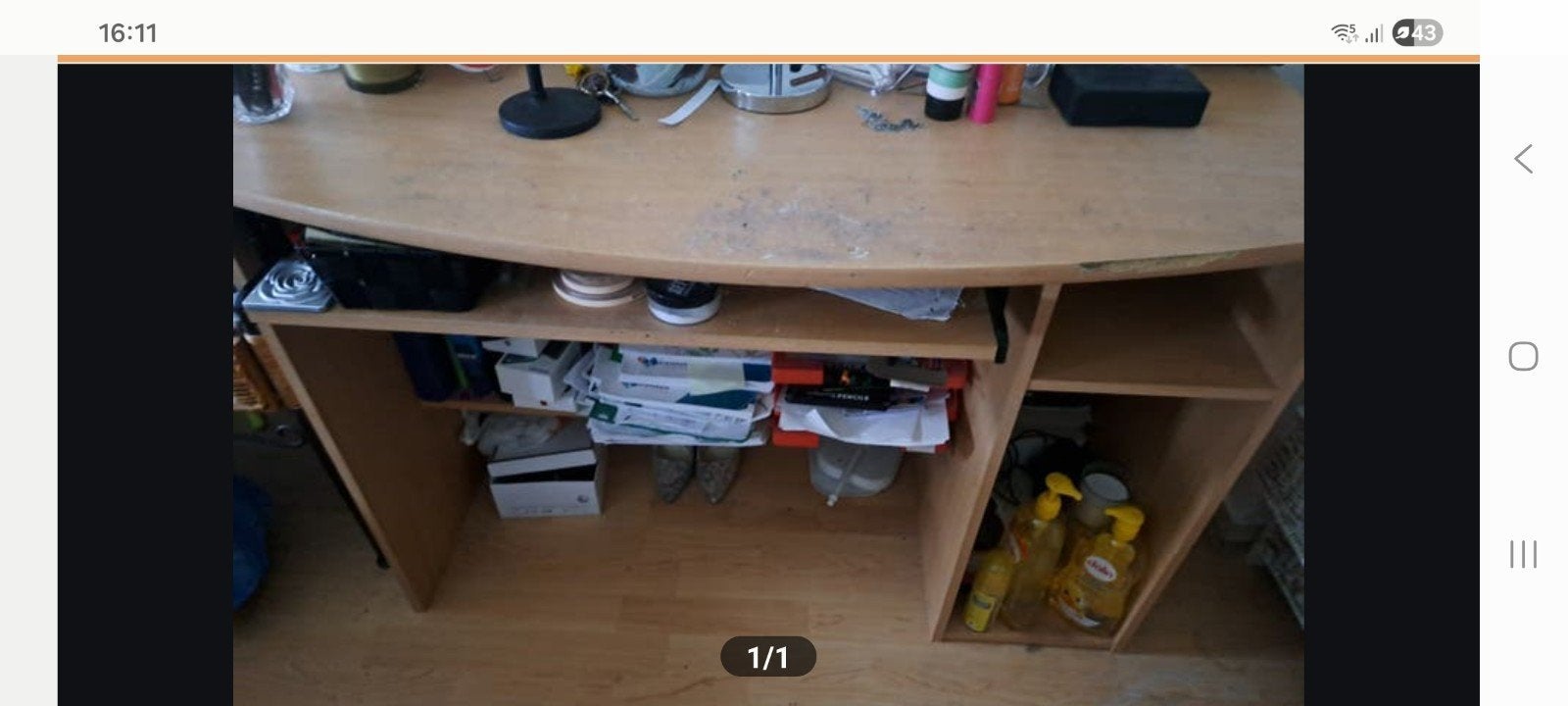 Buro, Huis en Inrichting, Bureaus, Ophalen of Verzenden, Gebruikt