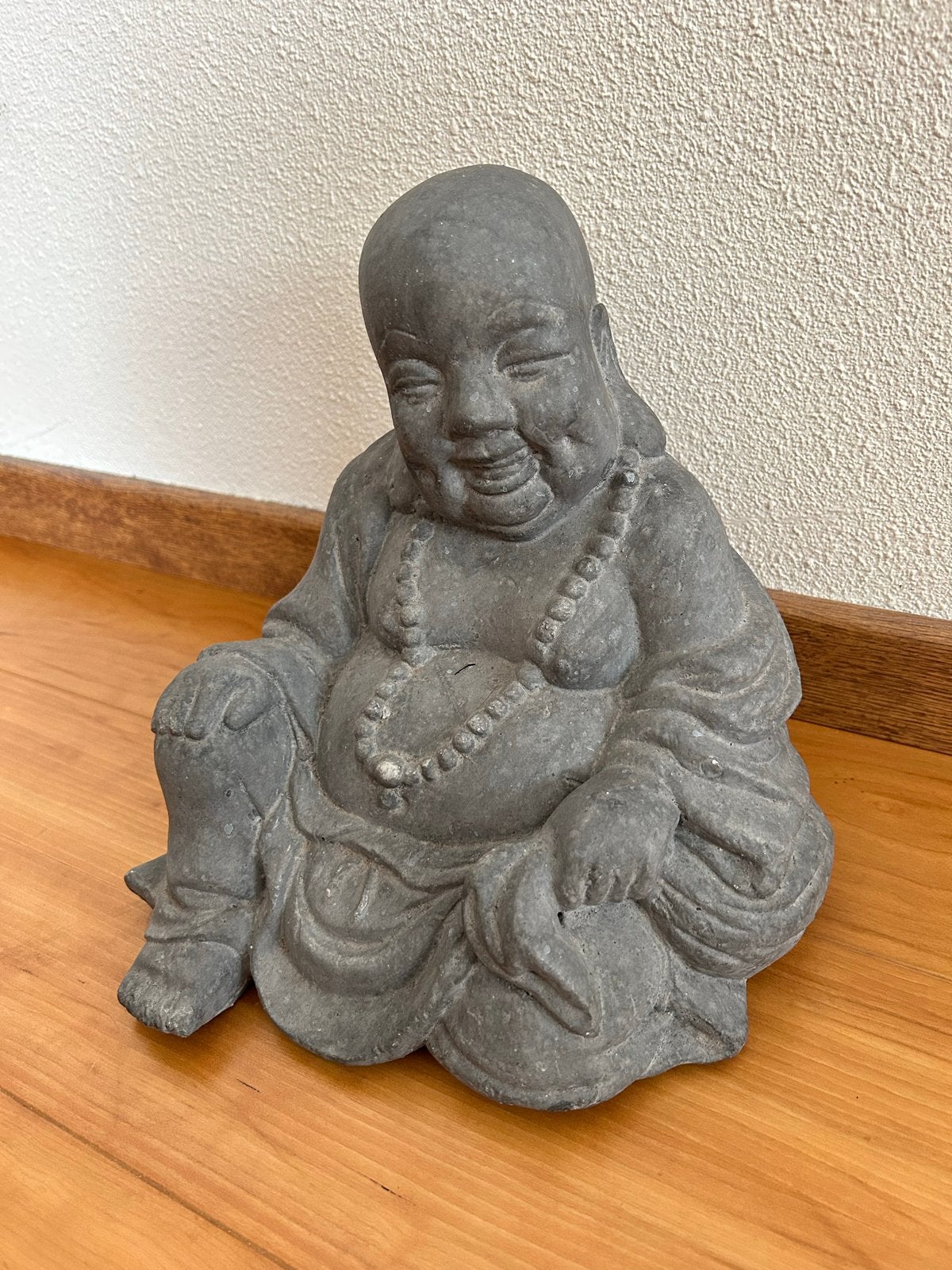 Boeddha beeld 25cm - voor binnen & buiten, Ophalen, 25 cm, Steen/keramiek, Nieuw
