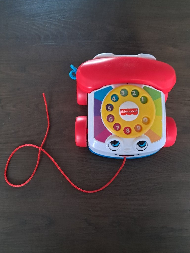 K56 Klei telefoon Fisher Price, Kinderen en Baby's, Ophalen of Verzenden, Zo goed als nieuw, Speelset