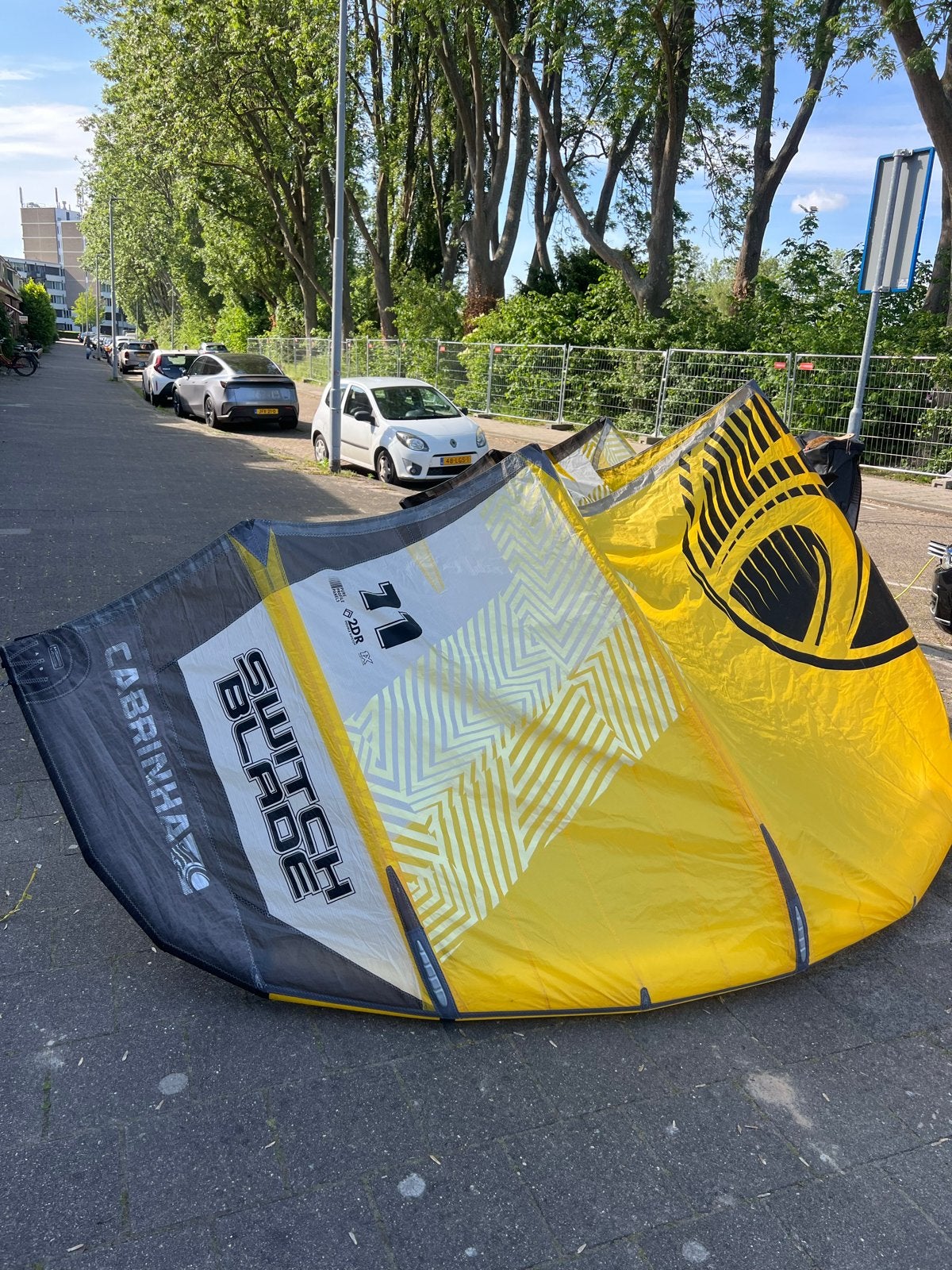 Cabrinhia Switchblade 11m² kite, Gebruikt, Geen board, Kite, 11 m²