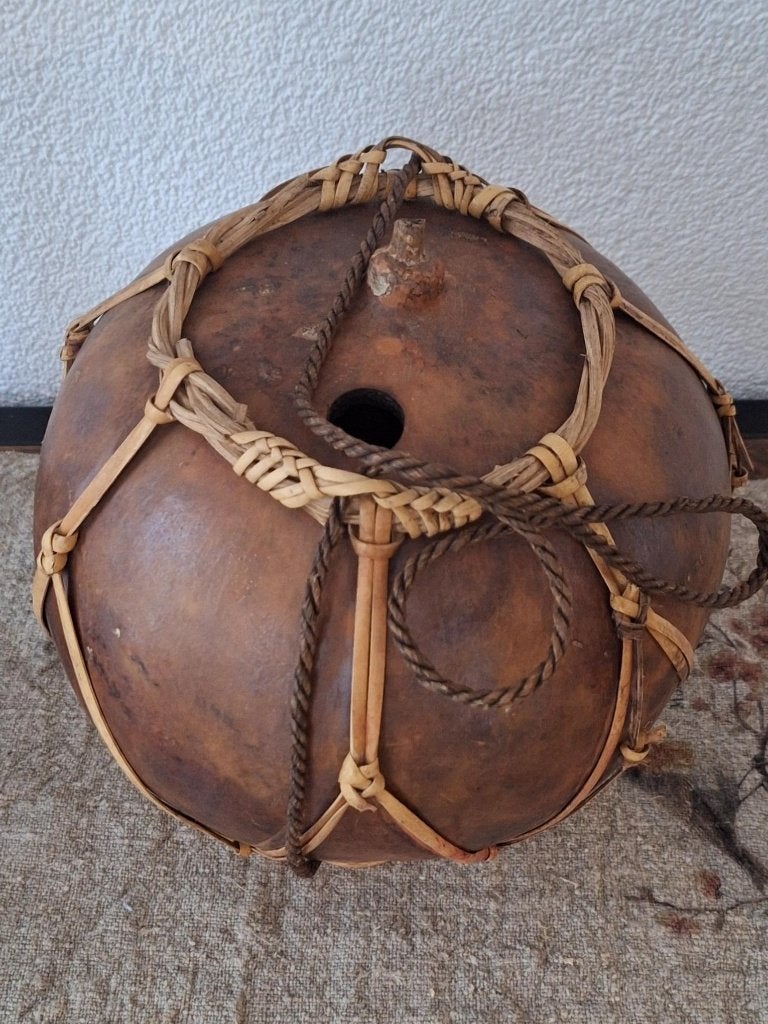 Kalabas, Ophalen of Verzenden, Zo goed als nieuw, Bruin, Natuurlijk materiaal