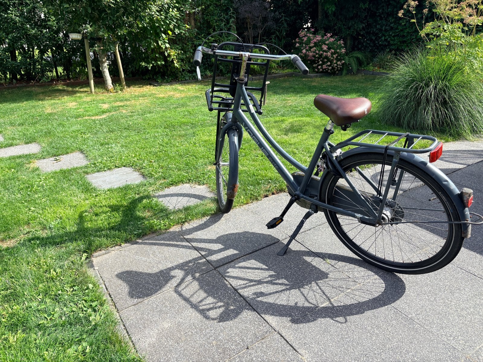 Vogue Elite Transportfiets Dames - Grijs - 3 Versnellingen, Gebruikt, Velgrem, Versnellingen, Ophalen