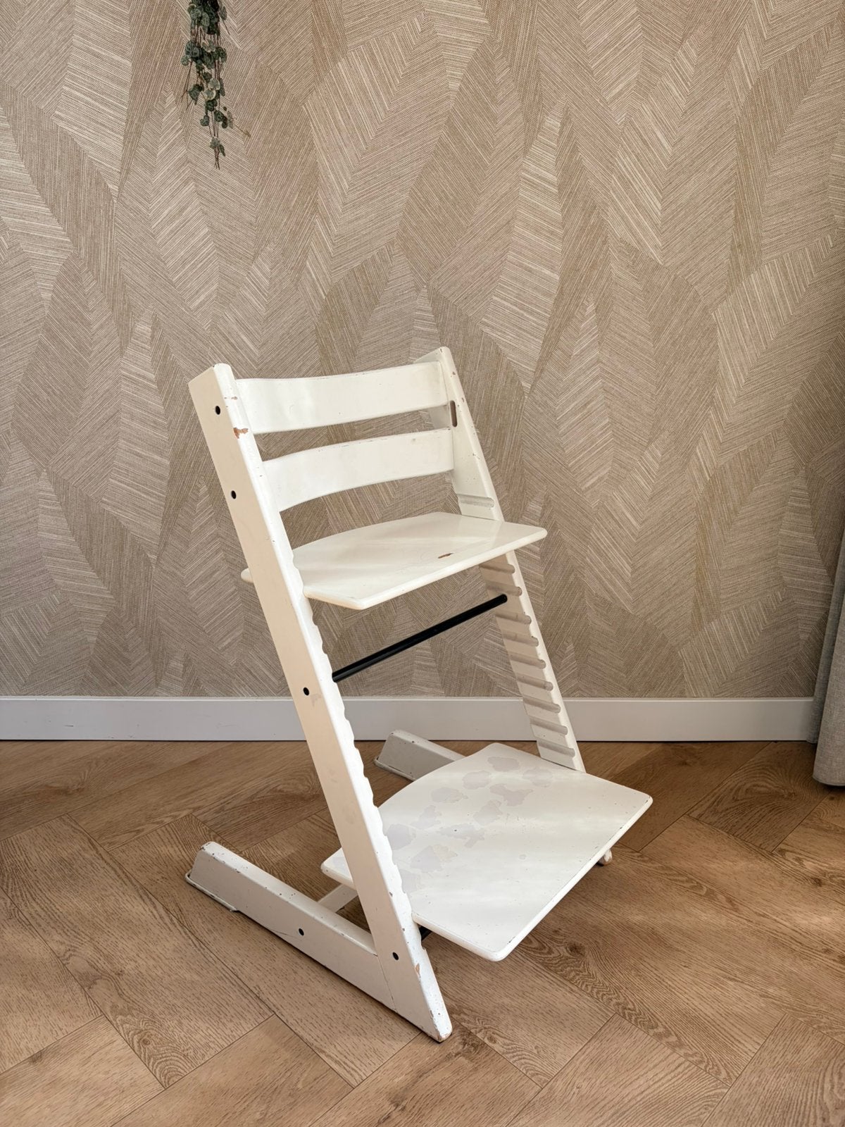 Stokke Tripp Trapp kinderstoel – wit, Ophalen, Zo goed als nieuw, Meegroeistoel