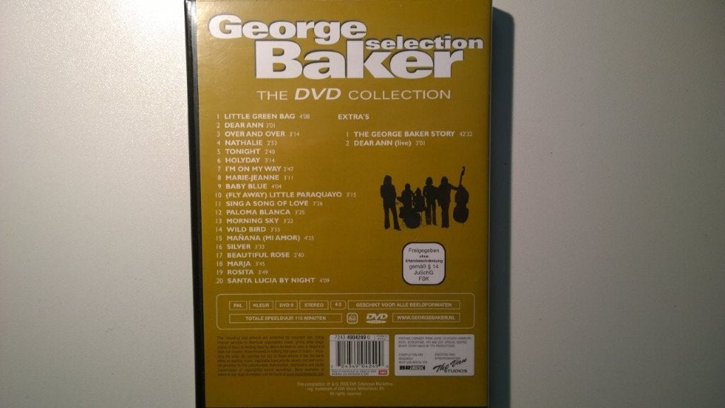 George Baker Selection - The DVD Collection (DVD), Alle leeftijden, Ophalen of Verzenden, Zo goed als nieuw, Muziekvideo's