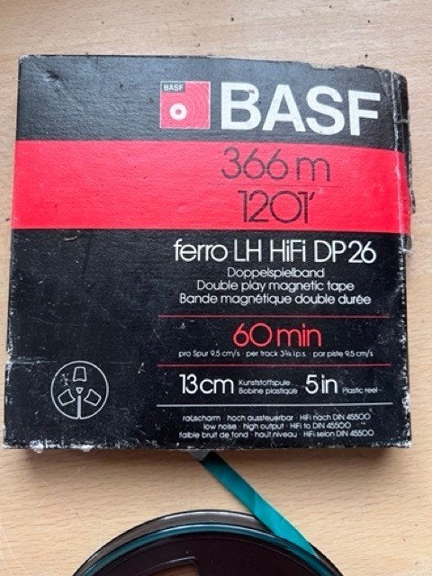 BASF Audiotape 60 min., Verzenden, BASF, BASF, BASF