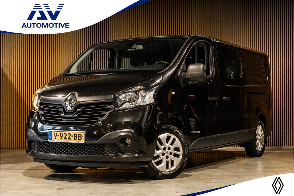 Renault Trafic 1.6 dCi L2H1 DC | Dubbel cabine | Camera | Na, Auto's, Bestelauto's, Voorwielaandrijving, 145 pk, Stof, Gebruikt