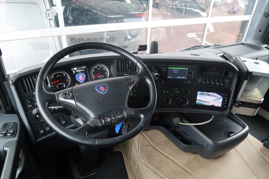 Scania R490 6X2/ FULL AIR/ RETARDER / PARK AIRCO (bj 2017), Automaat, Euro 6, Leder, Bedrijf