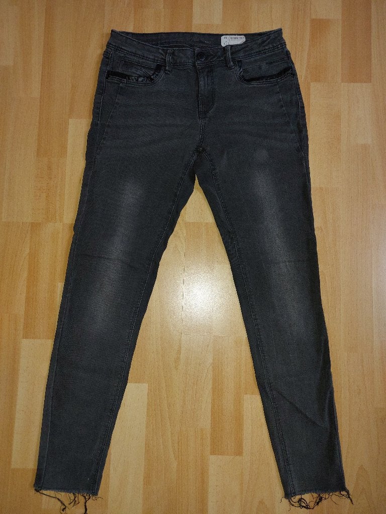 Zwarte spijkerbroek *Denim*, Kleding | Dames, Zwart, Ophalen of Verzenden, W30 - W32 (confectie 38/40), Denim 1982