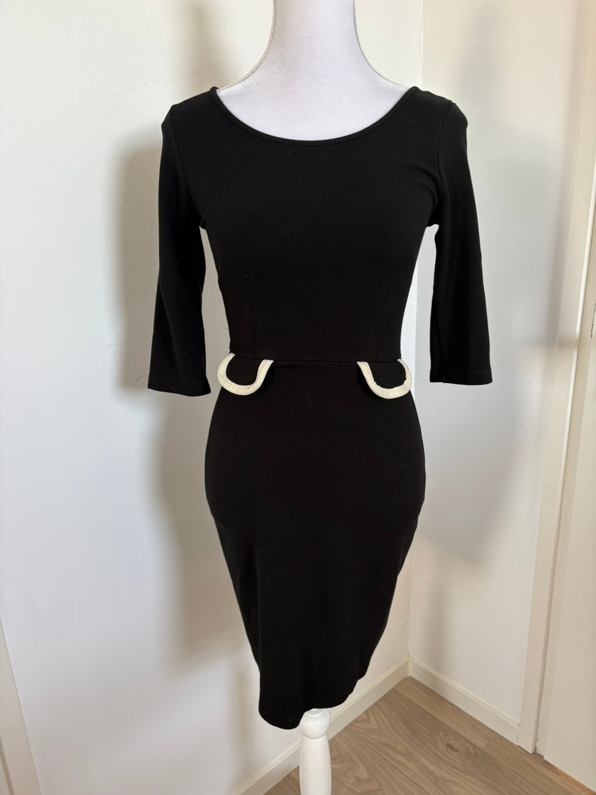 Zwart King Louie jurkje - maat S, Kleding | Dames, Zwart, Ophalen of Verzenden, Zo goed als nieuw, Knielengte
