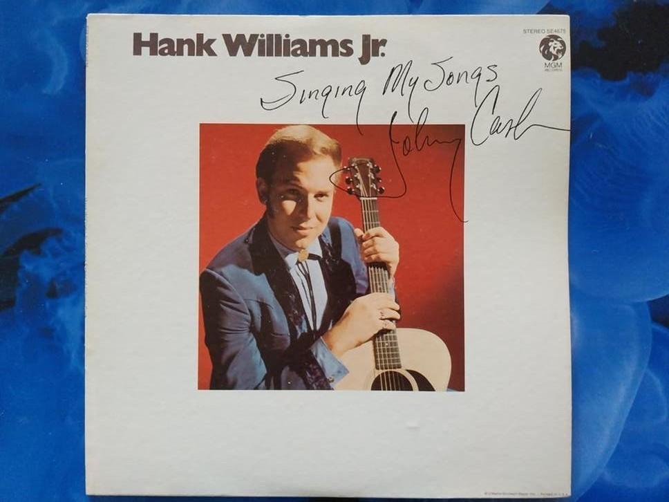 LP - HANK WILLIAMS JR. - SINGING SONGS OF JOHNNY CASH - 1970, Ophalen of Verzenden, Zo goed als nieuw