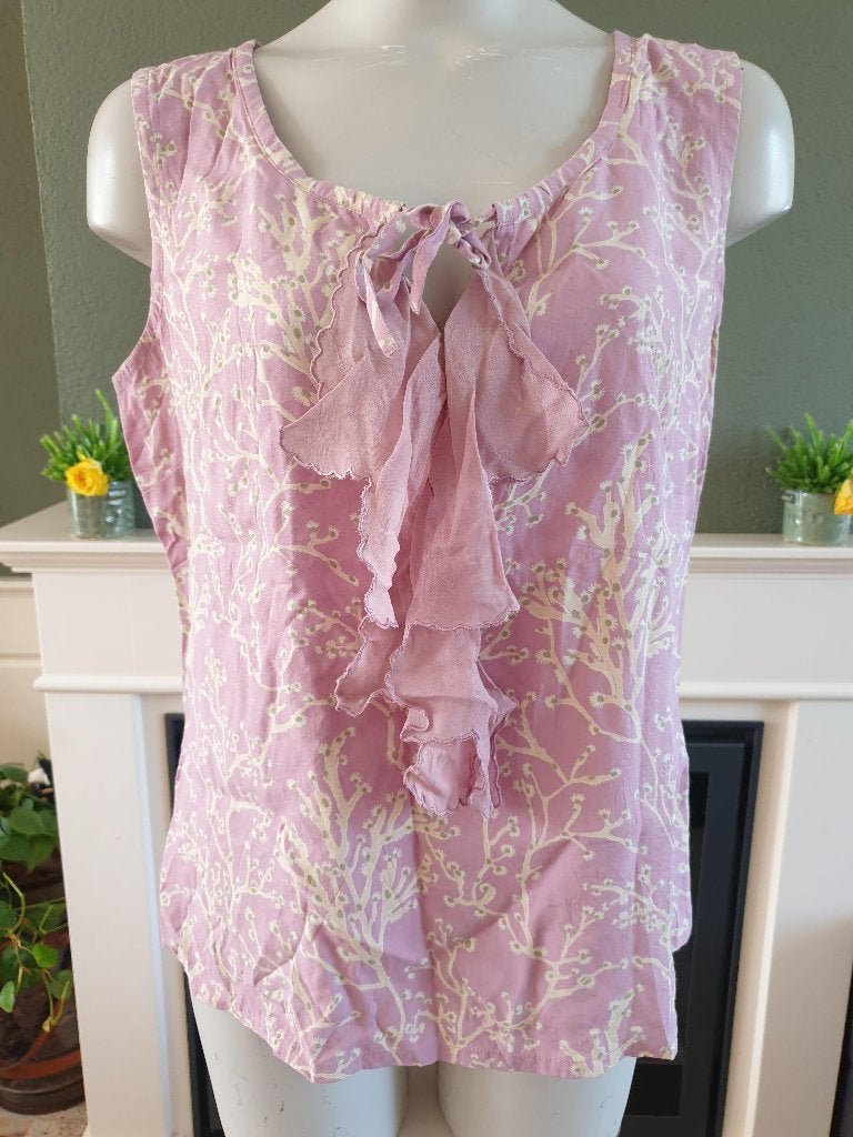 Noa Noa prachtige lila paarse shirt top M 38 40, Maat 38/40 (M), Paars, Zo goed als nieuw, Zonder mouw